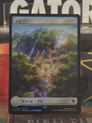 Plains (Chocobo Track Foil) Commander: Final Fantasy Foil Japanese 