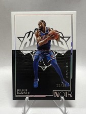 2021-22 Panini Noir Julius Randle #109 Icon Holo Silver 11/35 New York Knicks