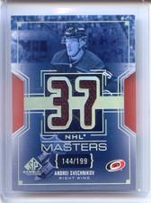 2025-26 SP Game Used Andrei Svechnikov NHL Masters Jersey Relic (#NM-5)