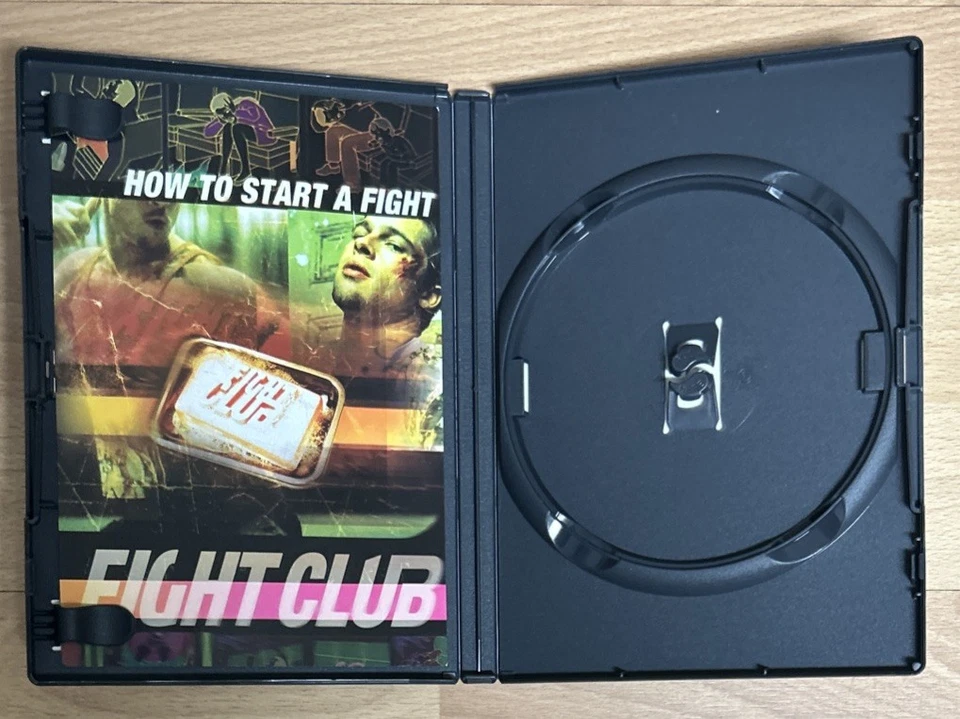 Fight Club DVD Brad Pitt Edward Norton Helen Bonham Carter Meat Loaf Aday Jared - Image 3 of 4