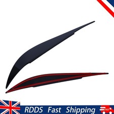 Front Headlight Eyebrow Trim Headlamp Eyelid Cover Stickers For BMW M3 2014-2020