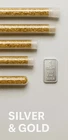 4x Silver Bullion Rounds Bars .999 Fine (Estate Lot) + 2 Gold Flakes Vials