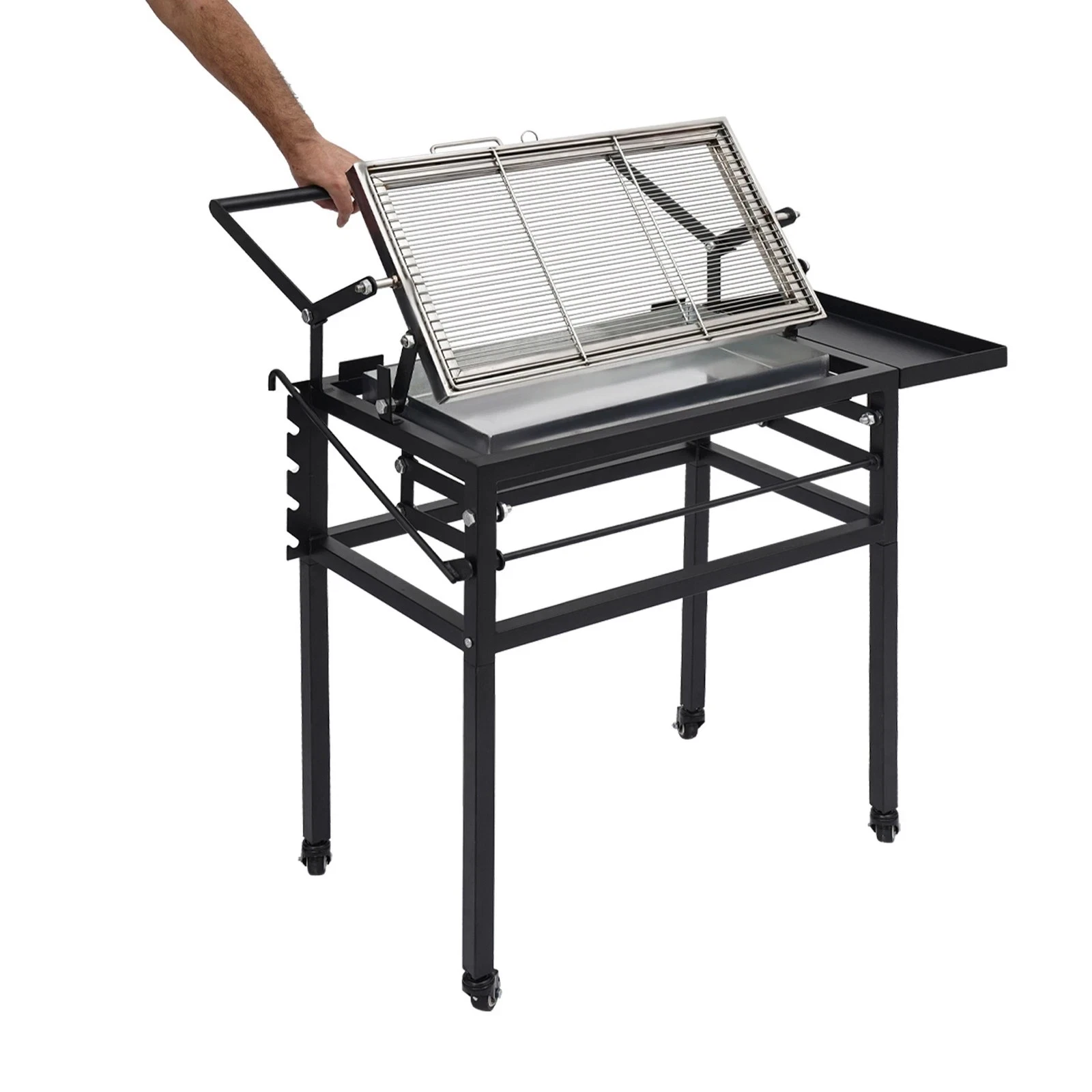 Portable Charcoal Flip Grill with 360° Rotating Basket for Outdoor BBQ
Opens in a new window or tab