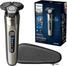 Philips Norelco 9400 Wet/Dry Shaver, SenseIQ, Silver, ComfortGlide, S9502/83