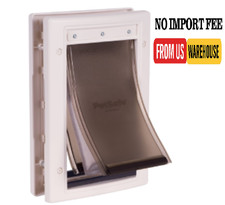 PetSafe Extreme Weather Aluminum Pet Dog Door with 3 Flaps Insualtion