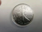 2024 American Silver Eagle *Star Privy* 1 Oz Fine Silver In Capsule