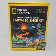 National Geographic Earth Science Kit Mega Science Series 15 STEM Activities