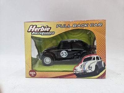 New Herbie Fully Loaded VW Beetle Black Version Pull Back Toy | eBay