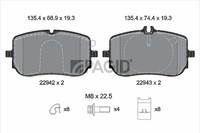 Bremsbelagsatz Scheibenbremse Pagid T2819N FüR Mercedes GLA H247 Klasse W177 GLB
