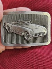1950s MODEL CORVETTE BELT BUCKLE. LIMITED EDITION. MADE IN CHICAGO. 264