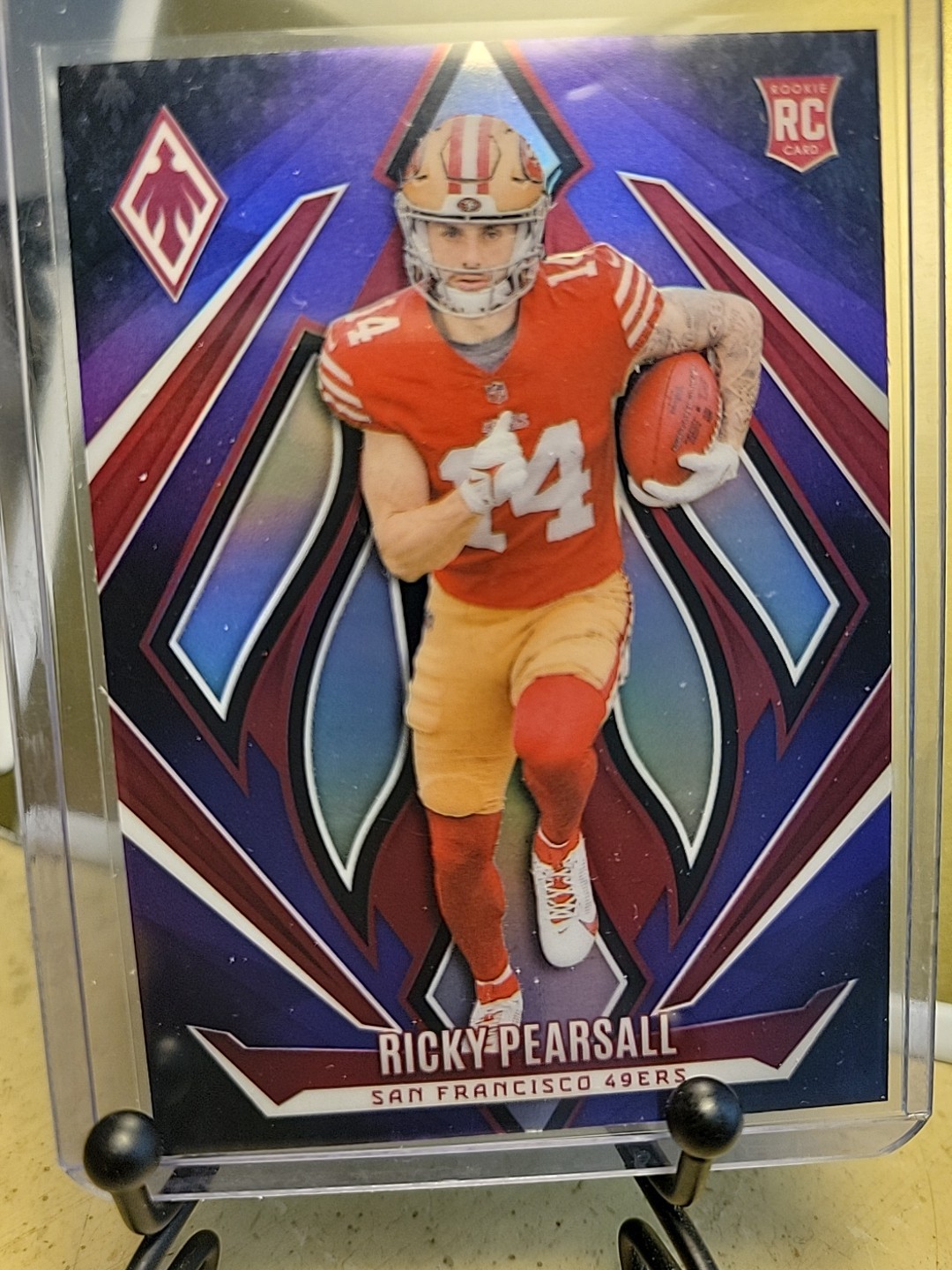 2024 Phoenix Ricky Pearsall Purple Fade Holo Prizm Rookie San Francisco # 234 RC