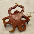 Ceramic Octopus Hanging Ornament Red Small 3 Inch nautical Decor — photo 5