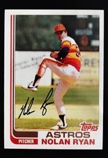 1982 Topps NOLAN RYAN!  #90 Classic Topps 4 Sharp Corners!  HOF HEAT!!🔥