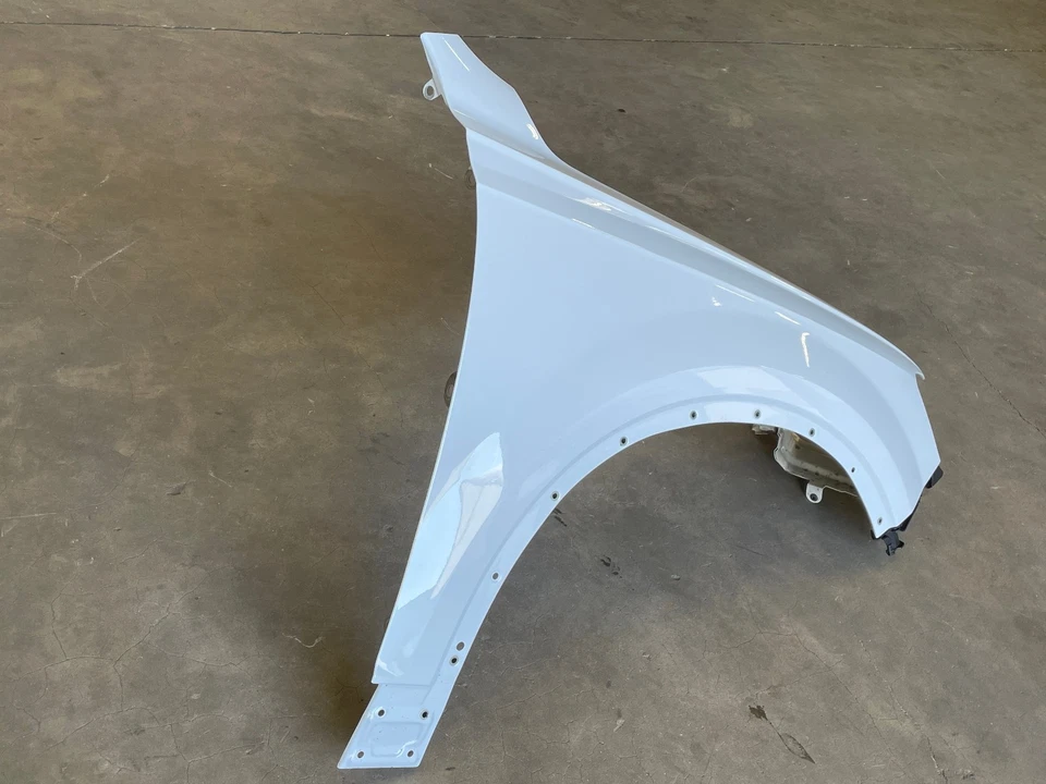 Audi Q7 2017 2018 2019 panel de guardabarros delantero derecho carcasa blanca 1625 OEM Foto 2 de 4