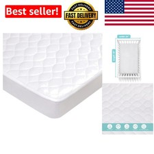 Ultra-Soft Waterproof Mini Crib Mattress Protector 38" x 24" - Quilted  Nois...