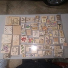 Large Lot of Assorted Stamps Accessories - Wood, Rubber Etc. SEE PICTURES