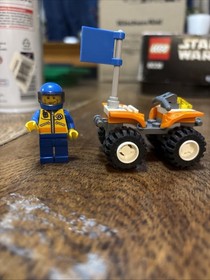 LEGO City: Coast Guard Quad Bike (7736) No Instructions Or Box.