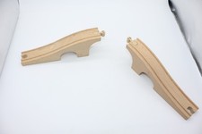 Wooden Train Track Toy Bridge Pieces