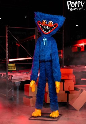7.5 FT ANIMATED POPPY PLAYTIME HUGGY WUGGY HALLOWEEN ANIMATRONIC PROP