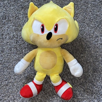 Super Sonic The Hedgehog Hug-Me Shake Action Plush SEGA Vibrates 16  Sensory Aid