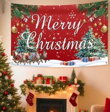   Merry Christmas Backdrop for Photography Winter Snow Scenery Christmas  