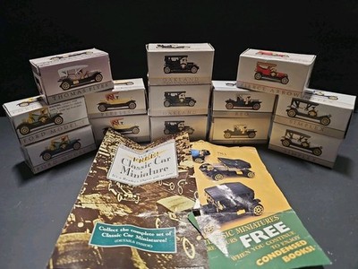 Vintage 1996 Wondrie Metal Products Lot Of 13 1:64 Scale Readers Digest Cars NIB