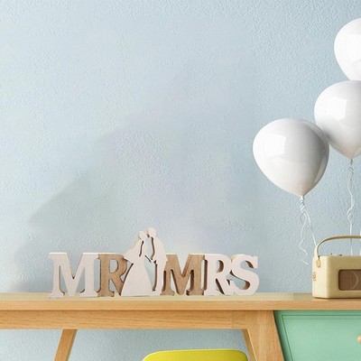 MR & Mrs Letters Dekoration Geschenk Hochzeitsdeko Heimtextilien Zubehör für