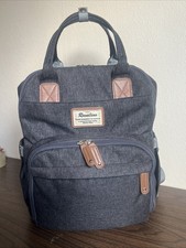 Ruvalino YW168-G Backpack Diaper Bag - Dark Grey Baby Bag