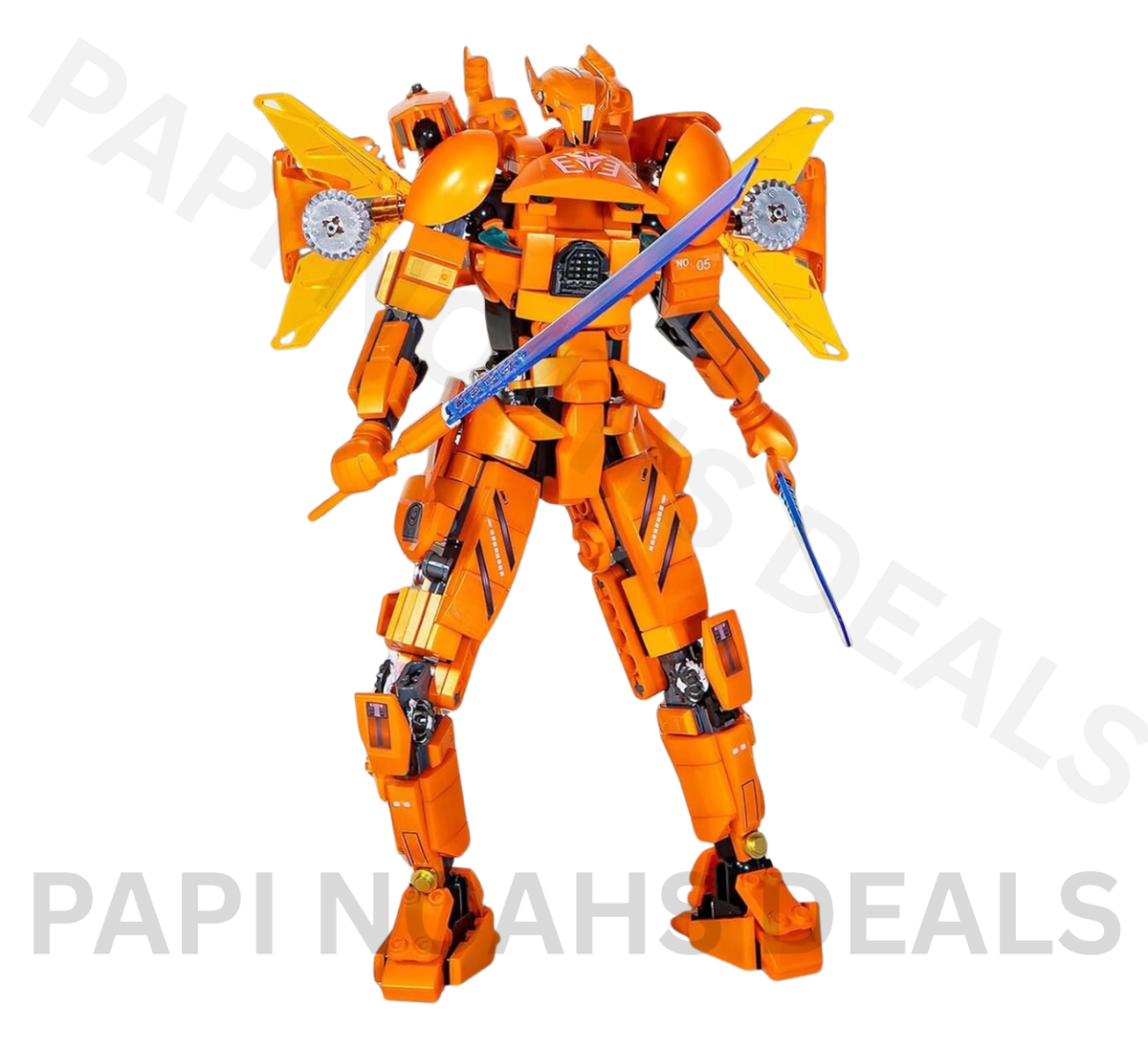 Pacific Rim Saber Athena Jaeger Mech Building Brick Model Toy Set