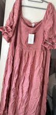 In The Style Jess Millichamp Pink Midi Dress Size 28