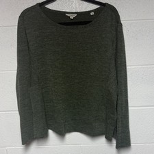 Max Studio Forest Green Knit Womens Sweater S...