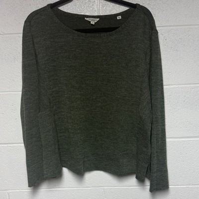 Max Studio Forest Green Knit Women's Sweater Size L