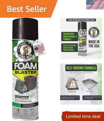 #ad Foam Blaster AC Coil Cleaner Foam Spray HVAC Coil Cleaner for AC Unit Pro... $33.29