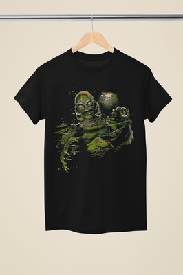 Creature from the Black Lagoon Classic Monster Graphic schwarzes T-Shirt - (MD264)