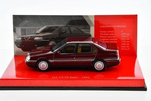 ALFA ROMEO 164 3.0 V6 Super Red metallic 1992 1/43 MINICHAMPS 436120700