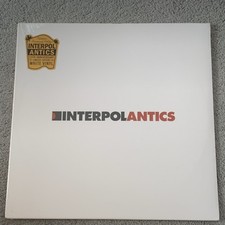 Antics by Interpol White Vinyl Record, 2019 New Sealed Sleeve Wear