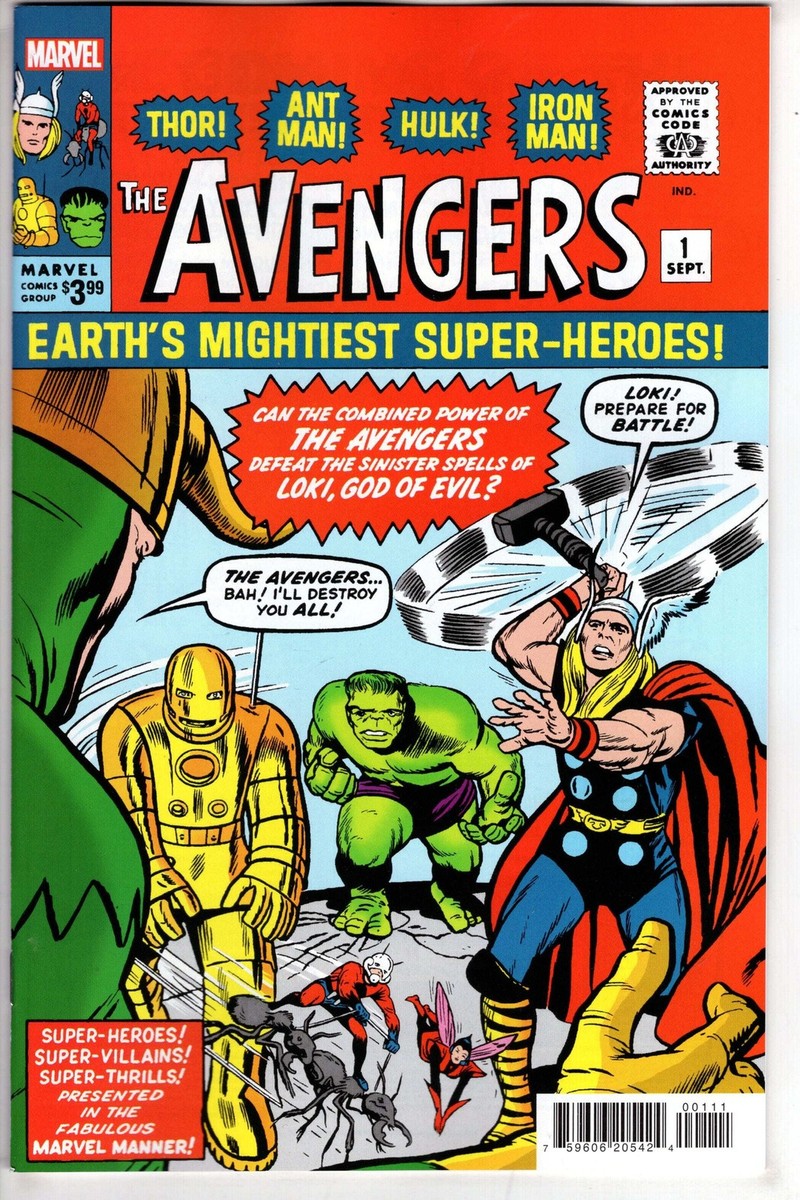 AVENGERS #1 FACSIMILE EDITION | eBay
