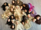 Mattel Barbie Head Lot Mixed VTG & Modern Ken OOAK Restoration Customize Disney