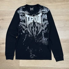 Vintage Tapout Thermal Longsleeve Shirt Mens Large Grunge Affliction Style