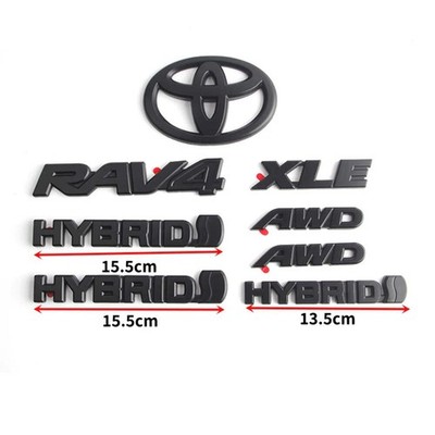 Overlays NEW 2019-2024 Suitable for Toyota Rav4 XLE XSE AWD Hybrid Matte Blackou