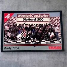 Dale Earnhardt 1991 TRAKS TEAM SET #15 PARTY TIME GM #3 autographed NASCAR card