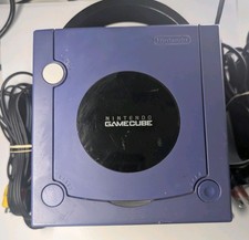 Nintendo GameCube Purple Indigo PAL Console with all cables, no controller