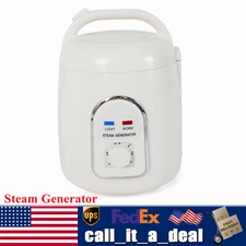 110V Sauna Steamer Pot Home SPA Steam Generator For Steam Saunas Portable 1.5L