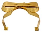 nib DEPT. 56 Crumpet or Cookie Caddy Holder GOLD Metal BOW Decor RIBBON Xmas — photo 2