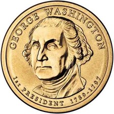 2007 P George Washington Presidential Dollar 