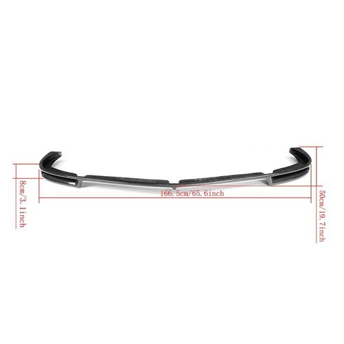 For Mercedes W204 C63 2012UP REAL CARBON FRONT BUMPER LIP SPOILER BODY KIT - Foto 12 di 12