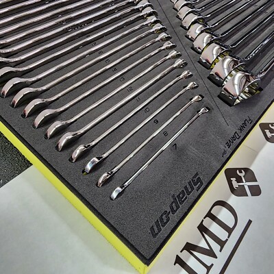 Snap-on Tools NEW HIGH VIZ 38pc MASTER Flank Drive PLUS Wrench Set