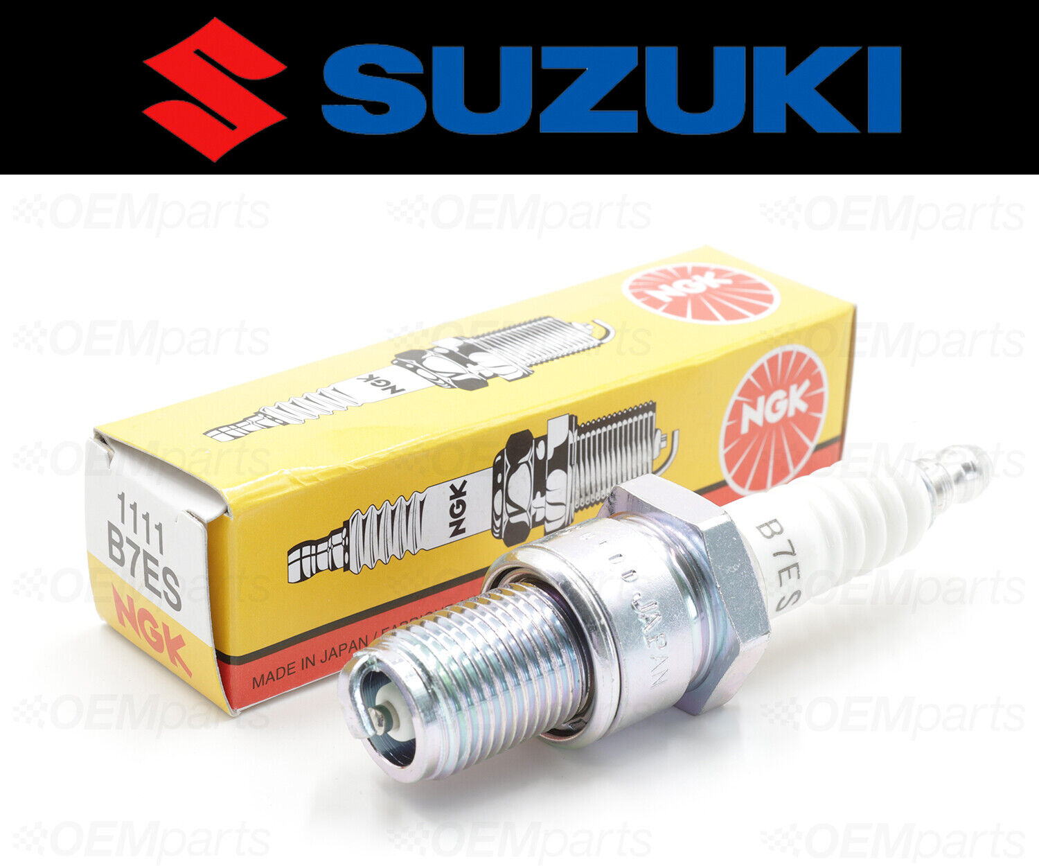 1x NGK B7ES Spark Plugs Suzuki See Fitment Chart #09482-00046