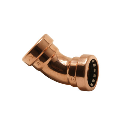 Pegler Tectite Sprint 45 Grad Winkel Steckverschraubung 35 mm - 75927