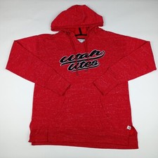 Utah Utes Sweatshirt Sweater NCAA Women's Size Large Red Pullover